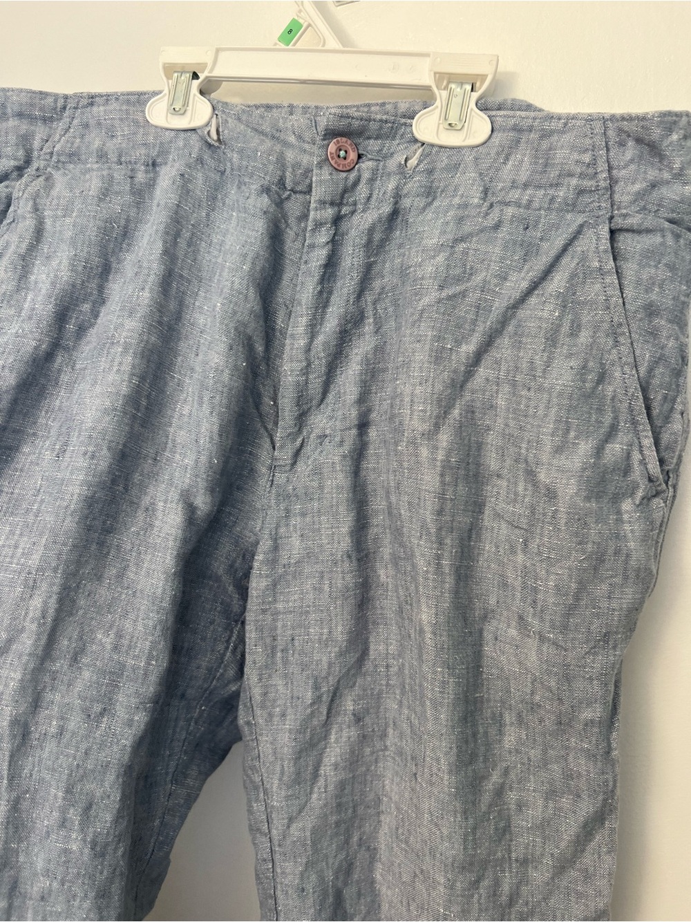 Island Company Light Blue 100% linen pants